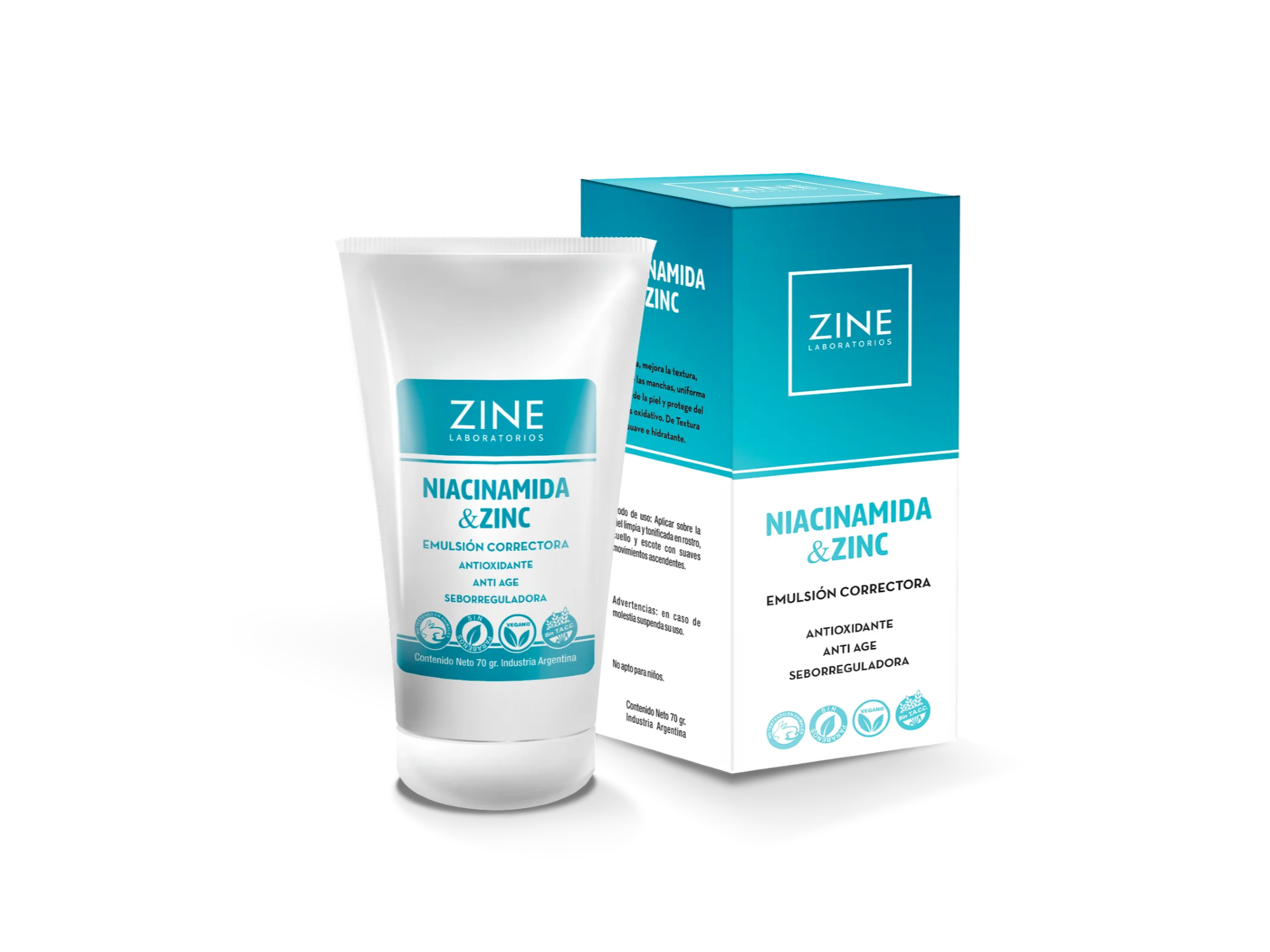Niacinamida  & Zinc Emulsión Correctora - 70gr