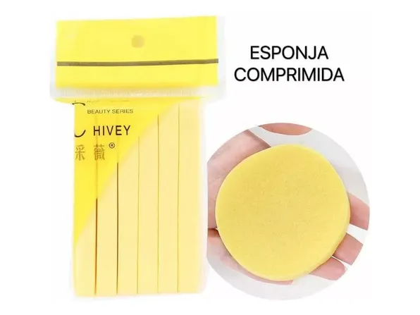 Esponja Comprimida x12 unidades