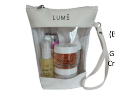 Kit Nécessaire ( Bruma + Espuma 60cc+Serum Lumen C+Gel SKIN R NEW 50cc+ Crema Plain Q10 50cc)
