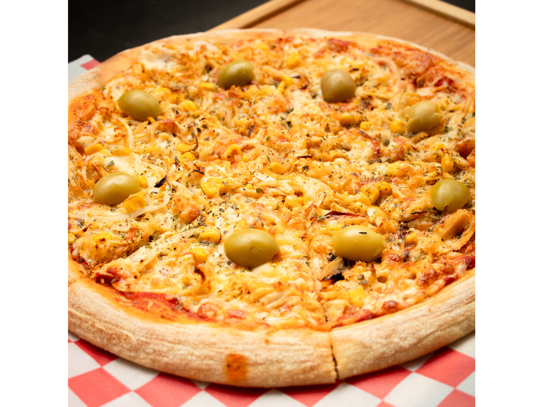 Pizza Pollo 8 porción