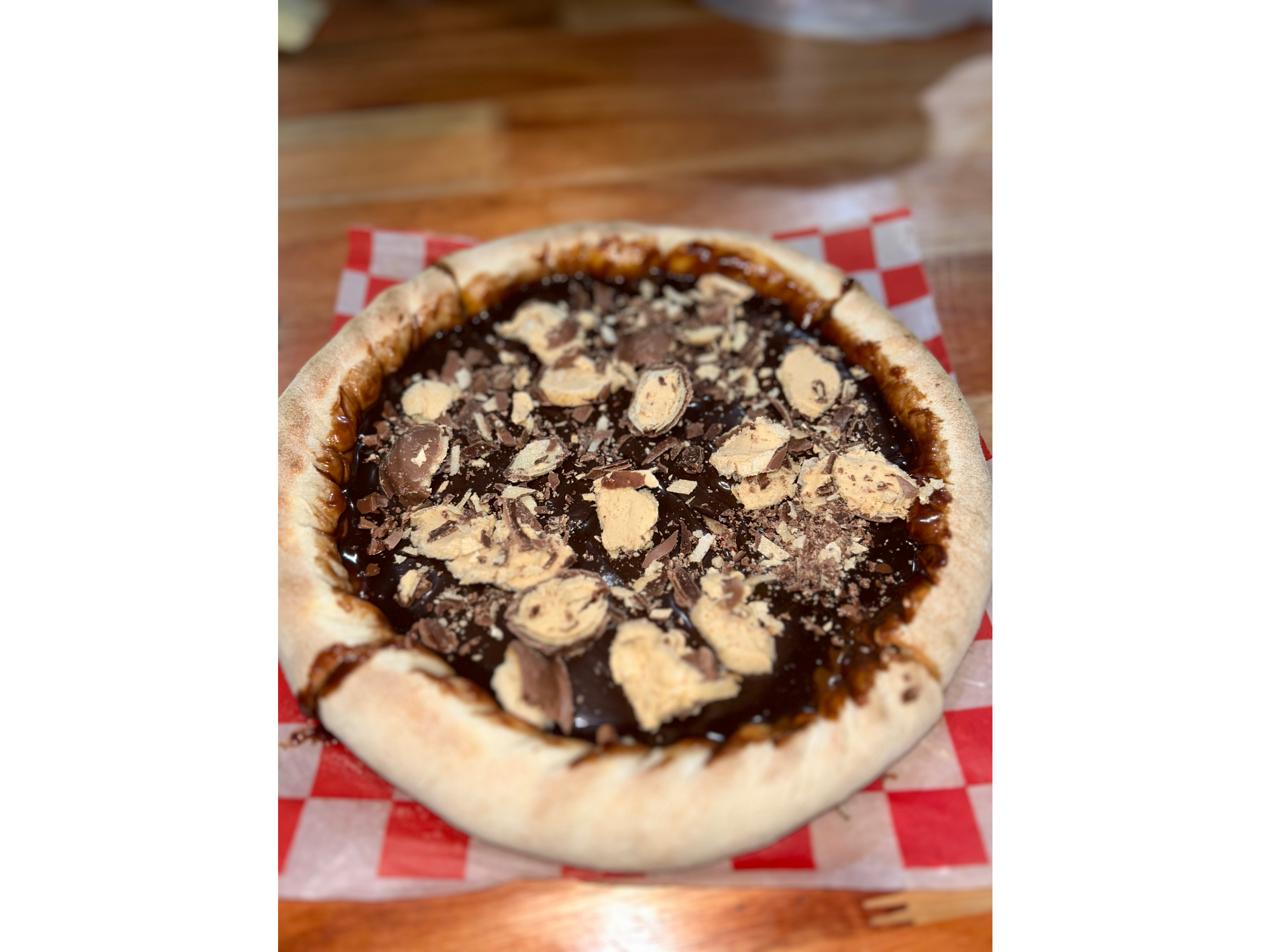 Pizza Chocolate Y Bonbon 4 porcion