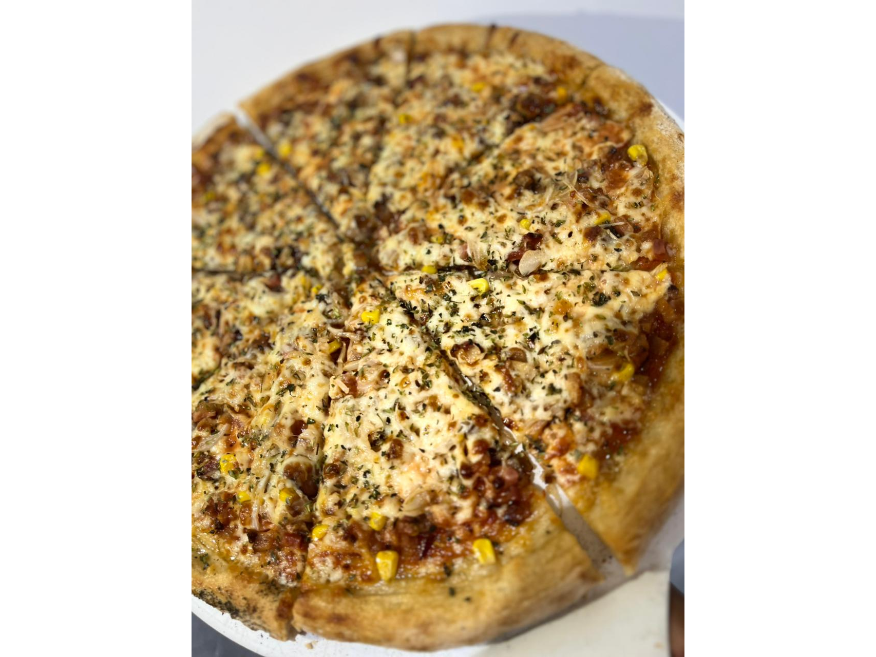 Pizza Franbacon 8 porción