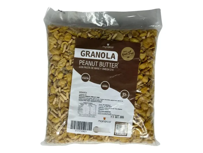GRANOLA MONARCA PASTA DE MANI