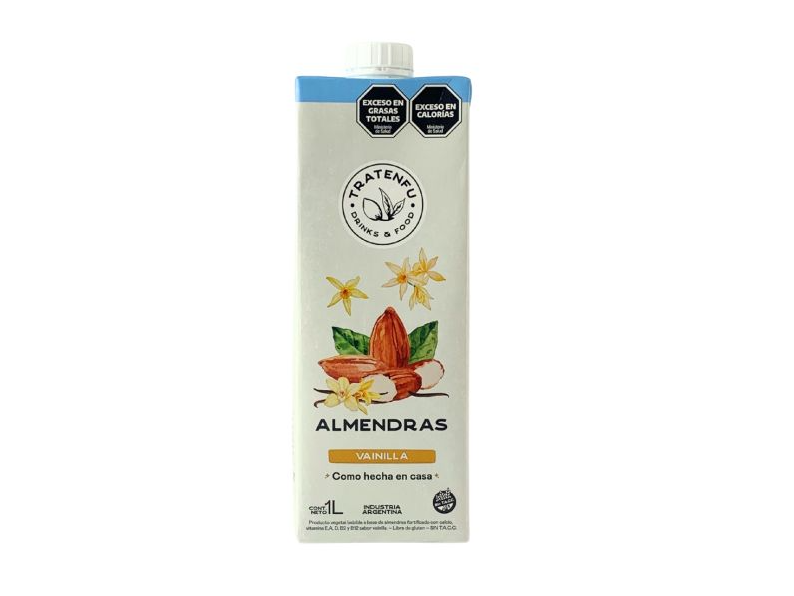 TRATENFU LECHE DE ALMENDRA Y VAINILLA SIN AZUCAR