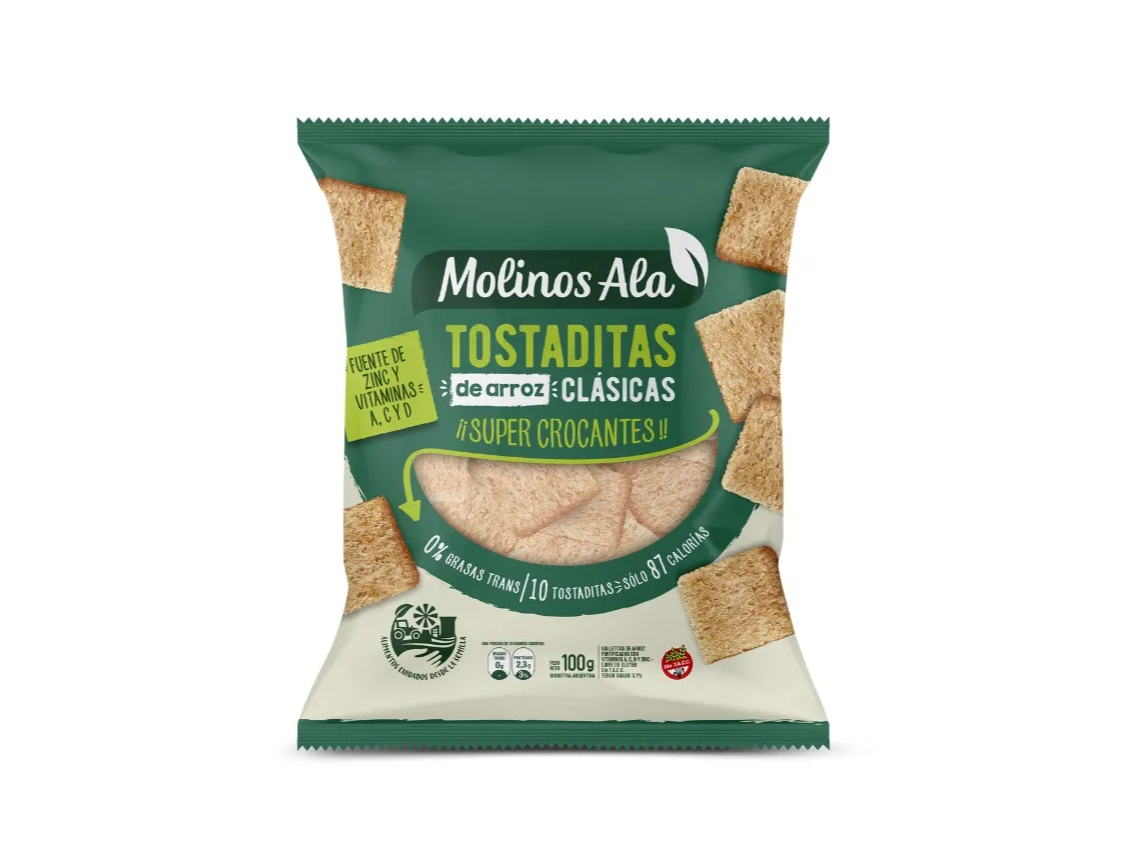 MOLINOS ALA TOSTADITAS CLASICAS x 100 gr