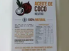 ACEITE DE COCO NEUTRO bio nativa x 5 ltrs