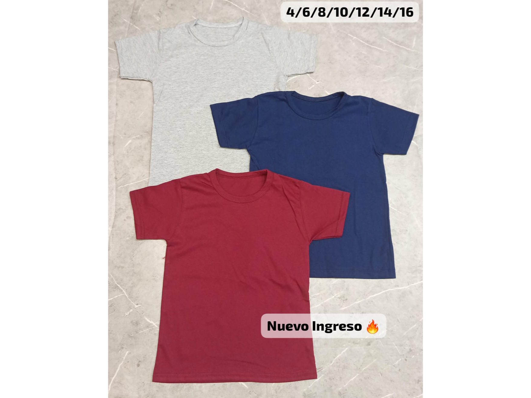 Remeras escolares
