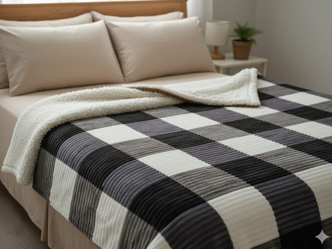 Colcha escosés 1/2 y 2 plazas