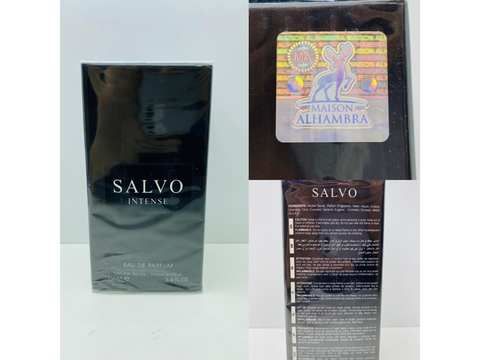 Salvo Intense De Maison Alhambra HOMB 100ML