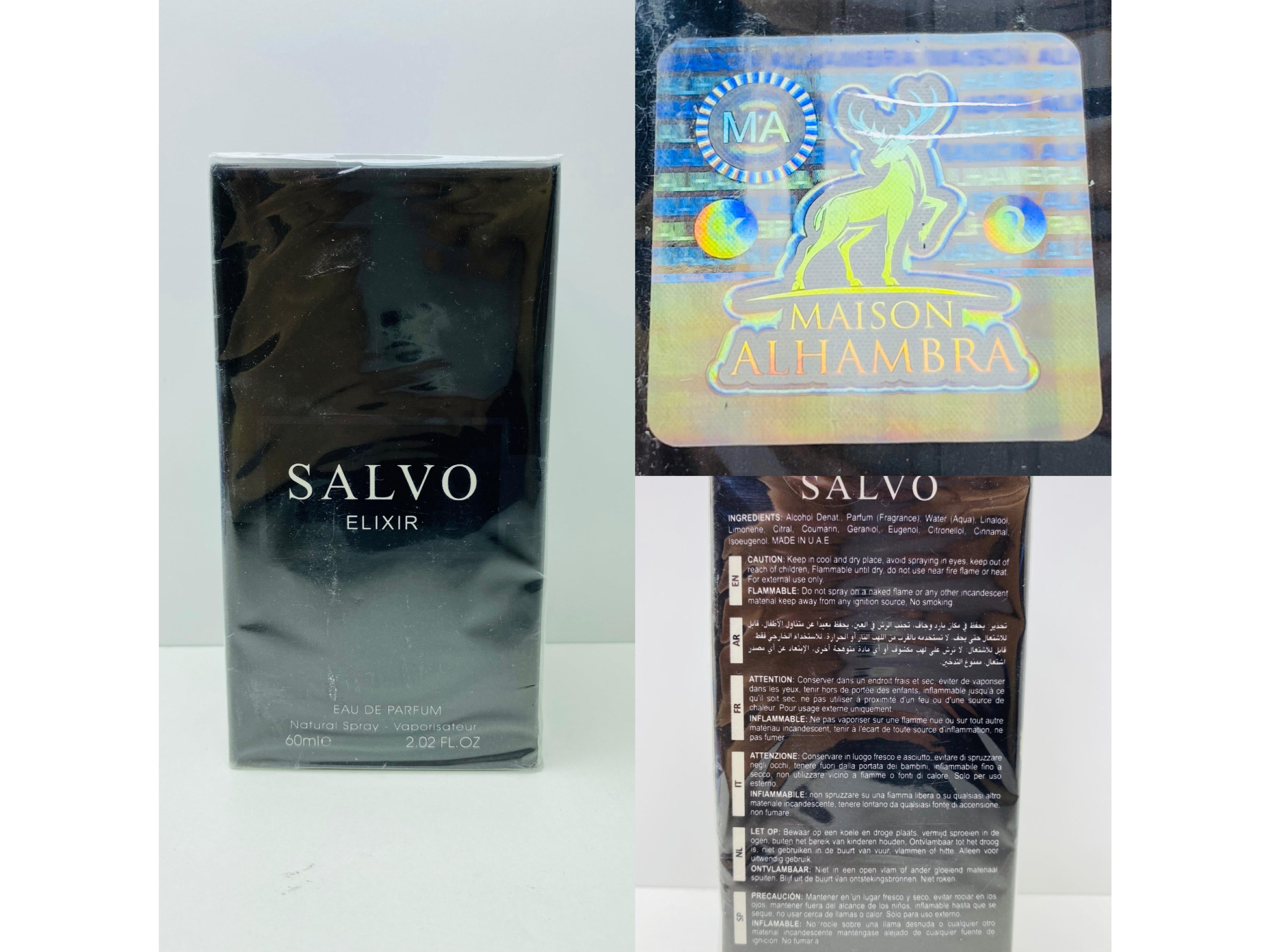 Salvo Elixir De Maison Alhambra HOMB 100ml