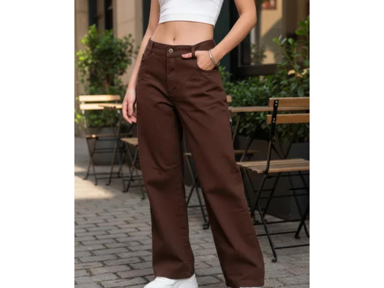 Jean wide leg elastizados