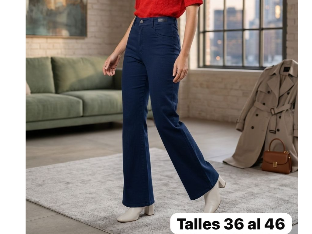 Jeans mom elastizados