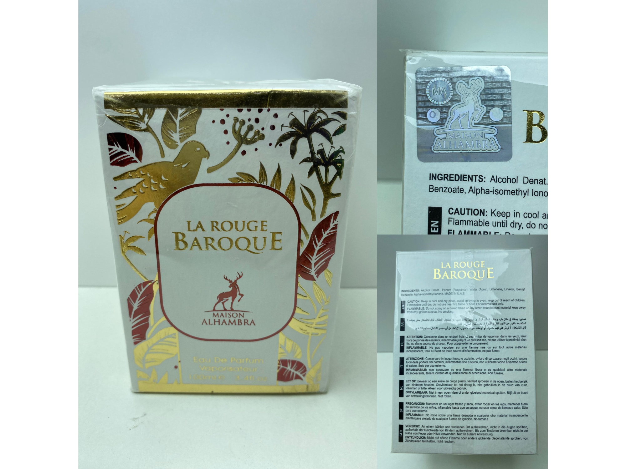 La Rouge Baroque De Maison Alhambra 100ml