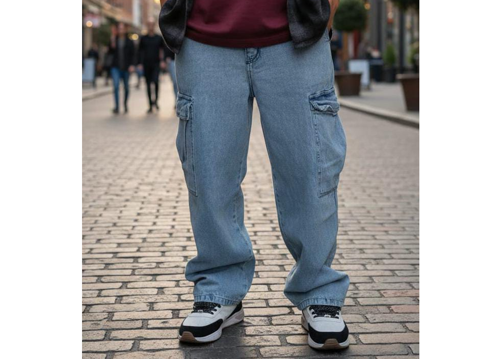 Jeans baggys cargo