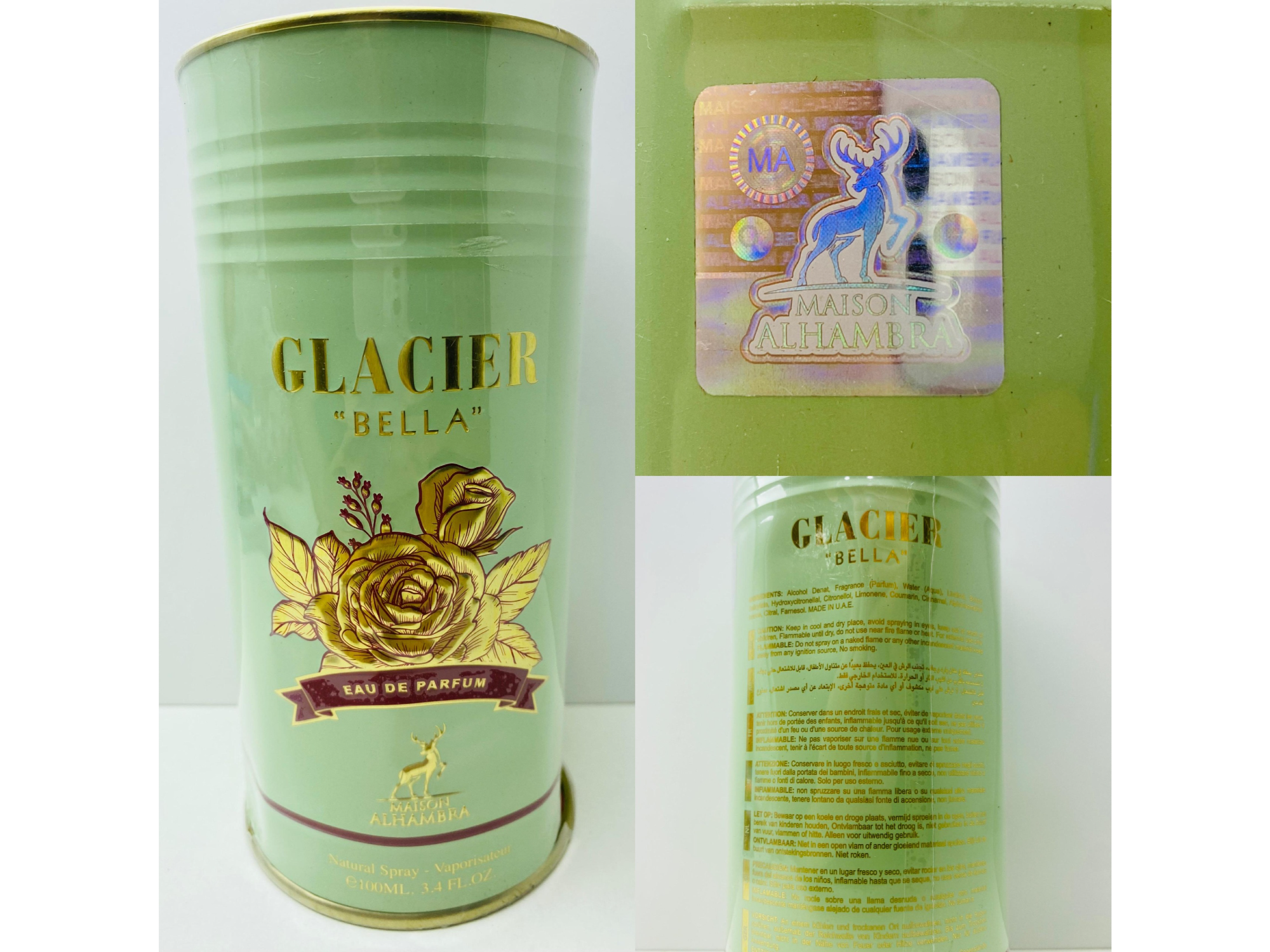 Glacier la bella De Maison Alhambra UNISX 100ML
