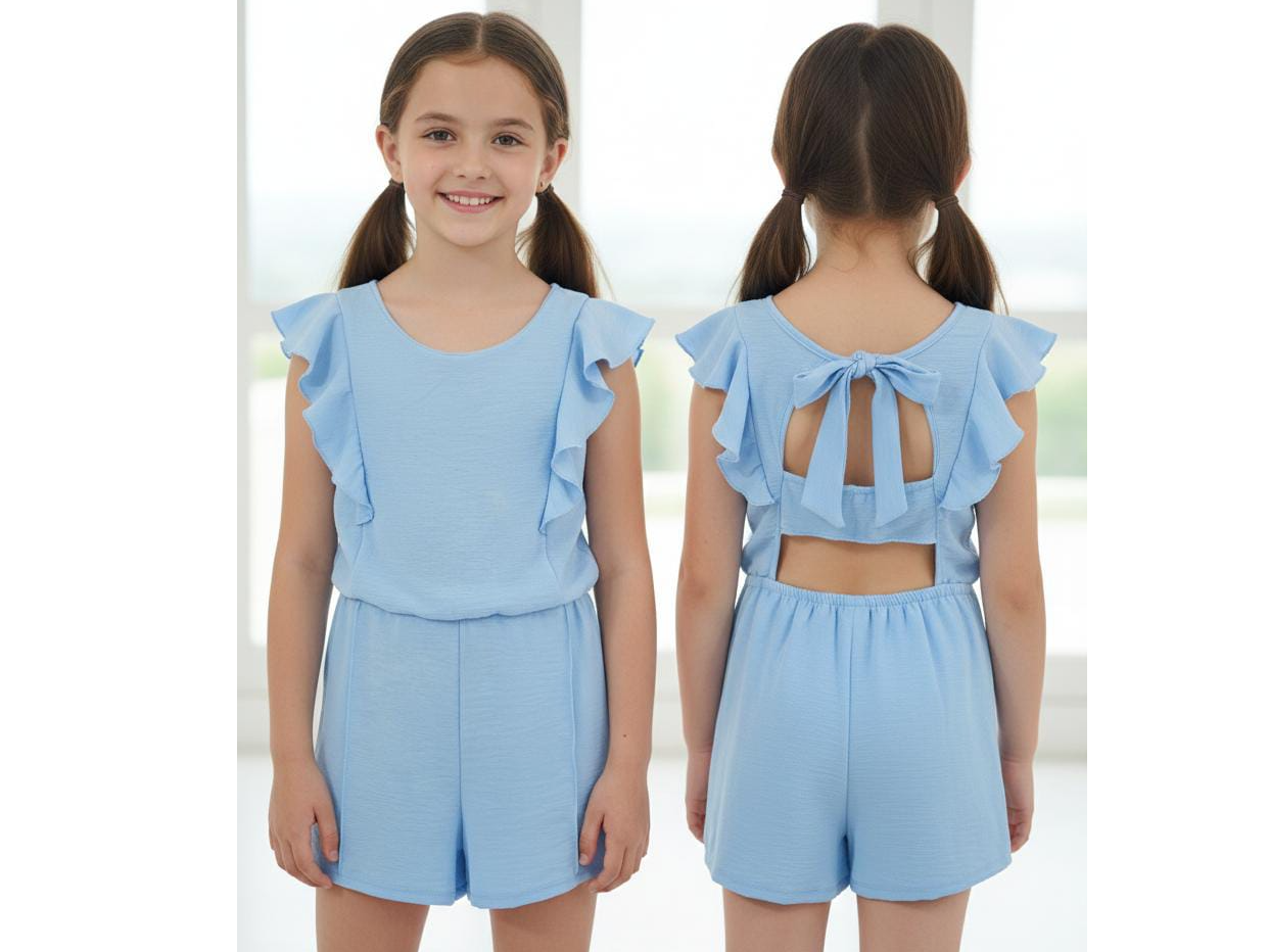 Monitos lino detalle espalda