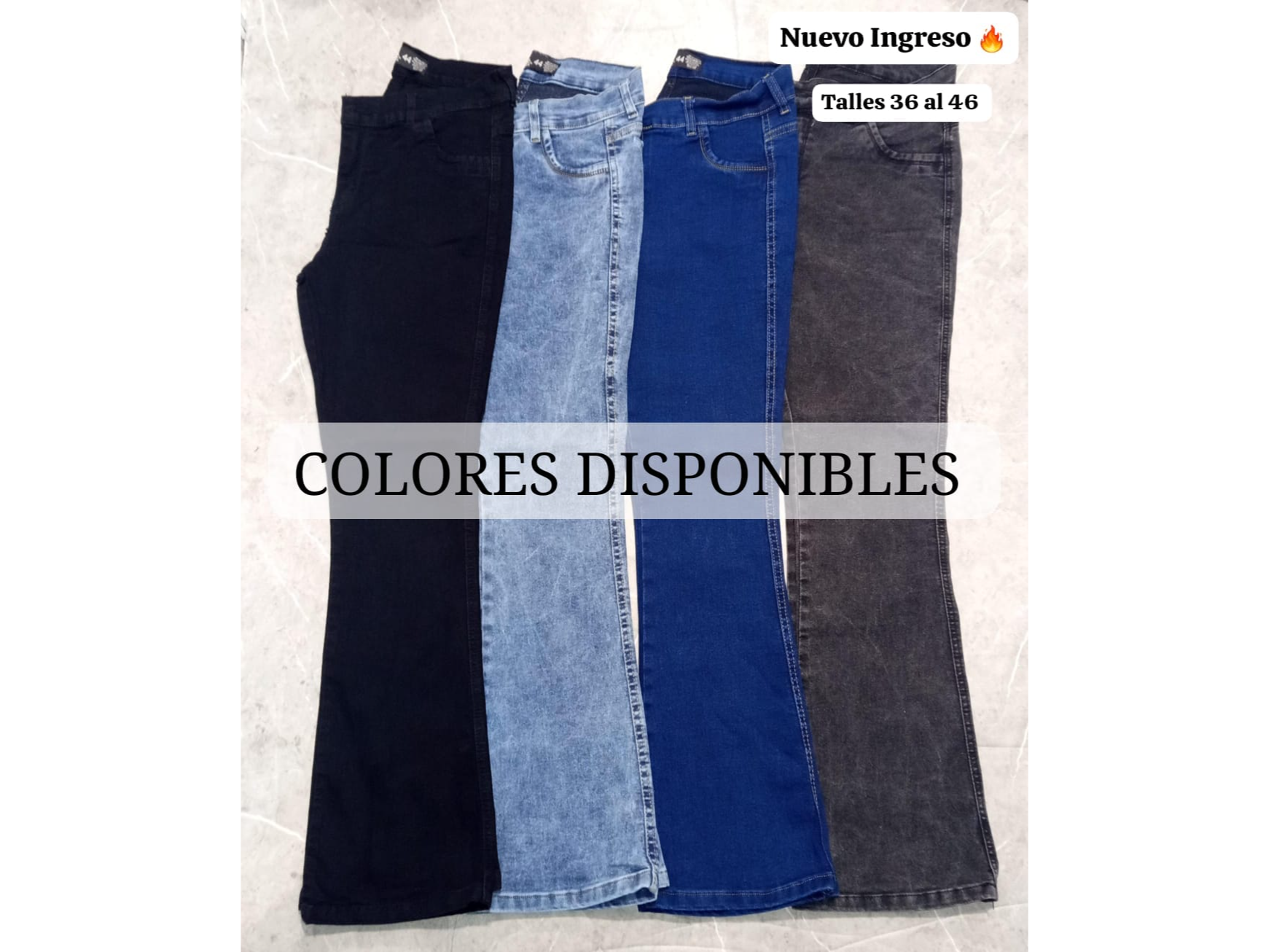 Jeans Oxford elastizados todos los colores