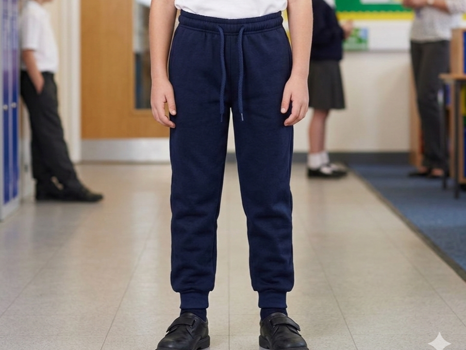 Pantalón escolar con puño