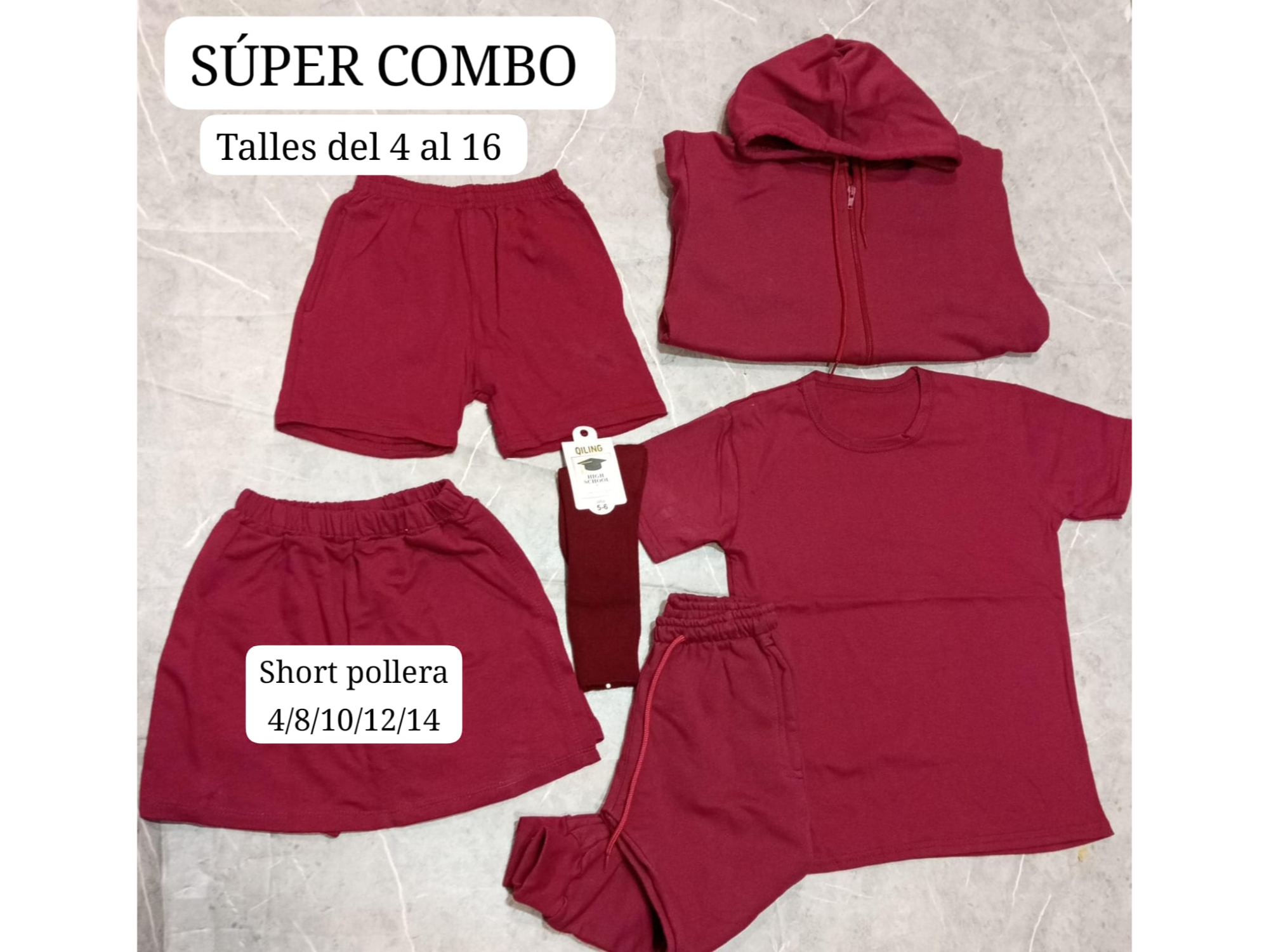 Combo BORDO