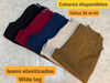Jeans wide leg elastizados
