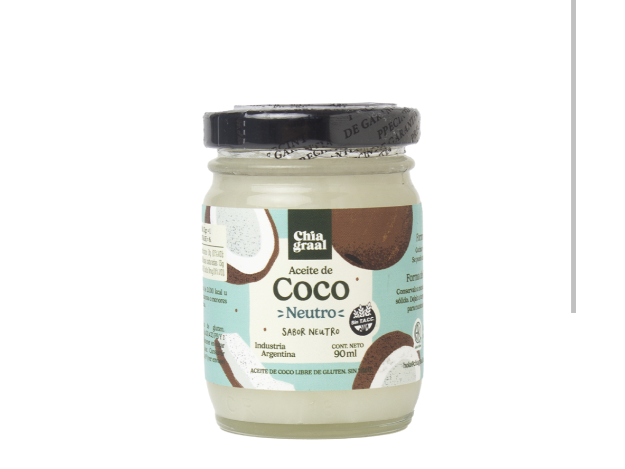 Aceite de Coco Chia Grall NEUTRO