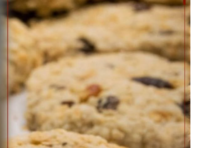 Galletas Avena y Pasas negras