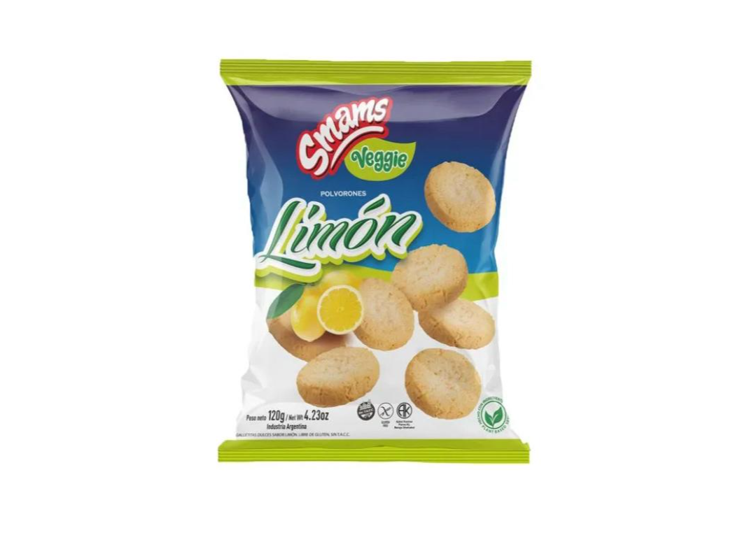Smams veggie polvorones de limón