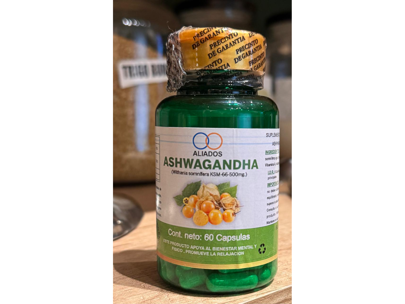 Ashwagandha x 60 cápsulas