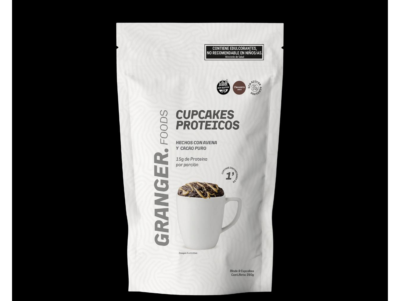 Premezcla Cupcakes Proteicos Chocolate 360gr