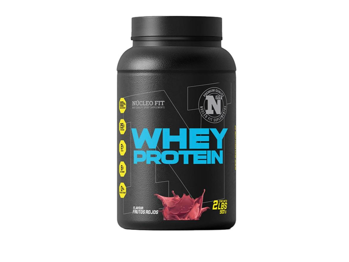 Núcleo Fit Whey protein frutos rojos 907 grs