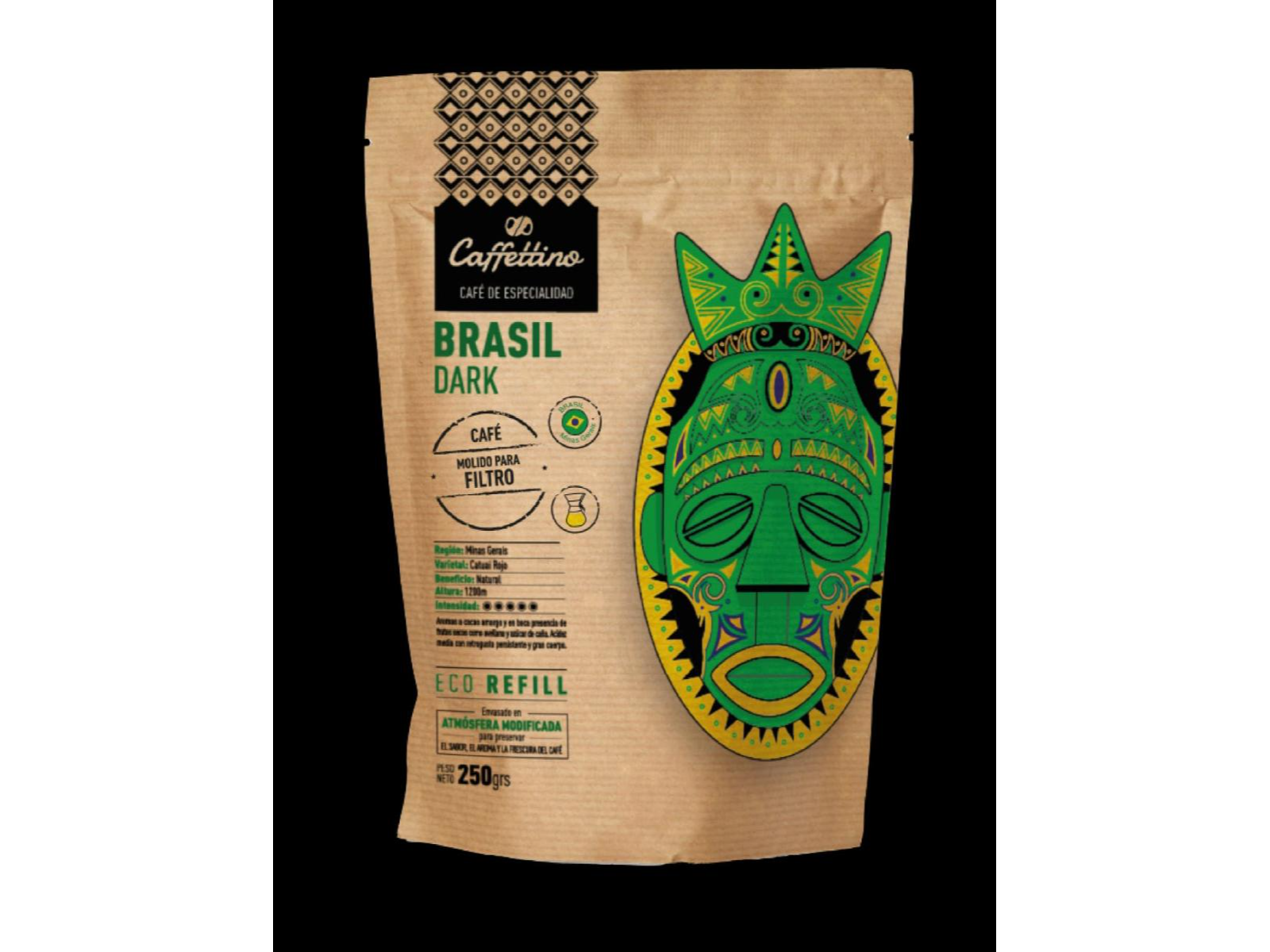 Cafe Filtro Caffettino Brasil Dark 250gr