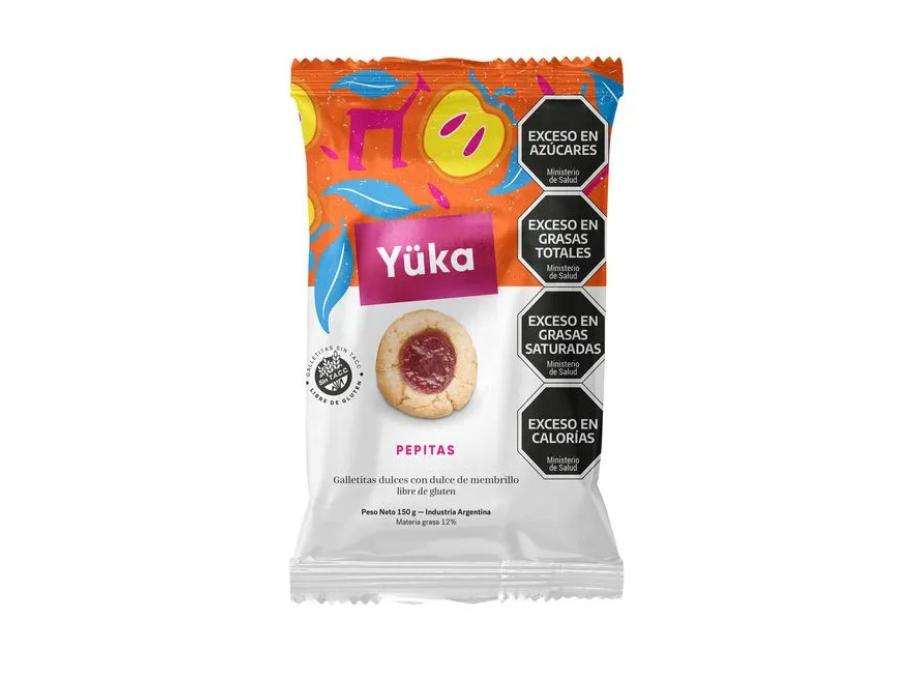 Galletas Pepas Yuka 150gr