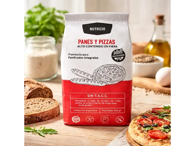 Premezcla Panes y Pizzas Nutrizio 500gr