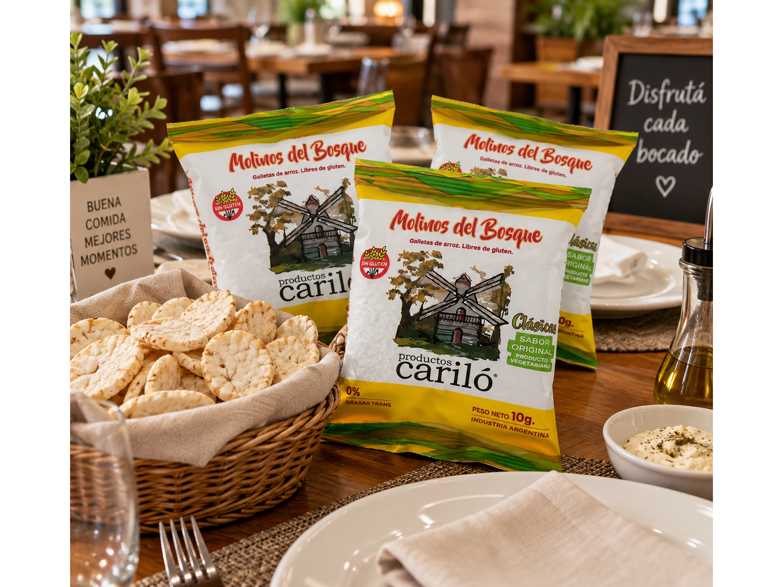 Mini Tostadas de Arroz
