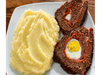 Arrollado de carne + guarnición