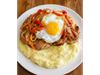 Costeleta de cerdo a la riojana con Guarnicion