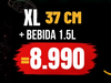 DIA DE LA PIZZA XL (37cm + bebida 1.5l)