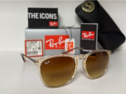 Erika Rosa Transparente/Marron Degrade