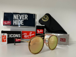 Double Bridge Dorado/Rosa Espejado