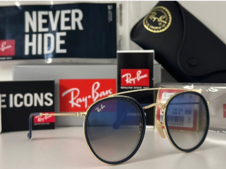 Double Bridge Dorado/Azul Degrade