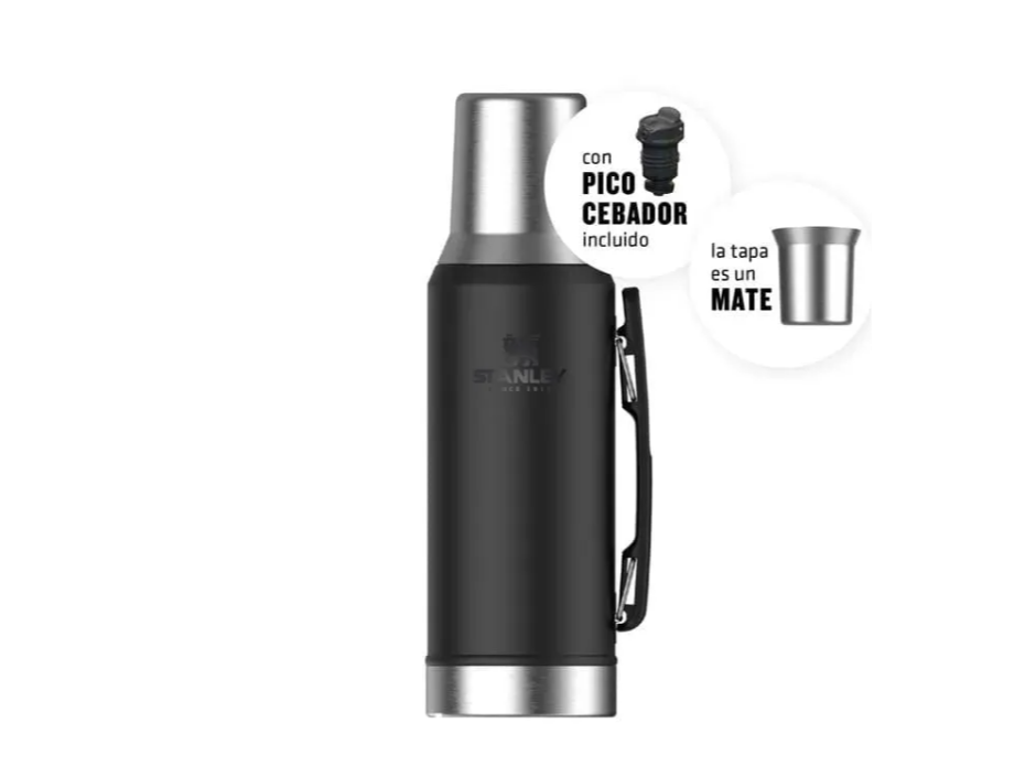 Termo Mate-Sytem 1.2l Negro