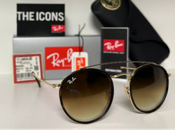 Double Bridge Dorado Carey/Marron Degrade