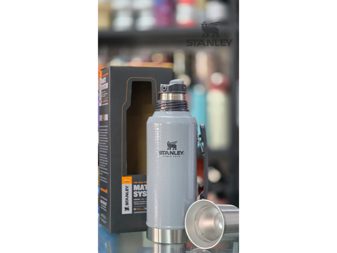 Termo Mate System 1.2l - Gris (Silver)