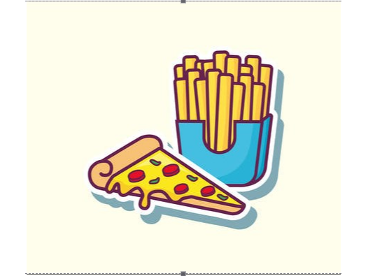 Pizza Napolitana + Papas medianas + Coca de 1.5lt