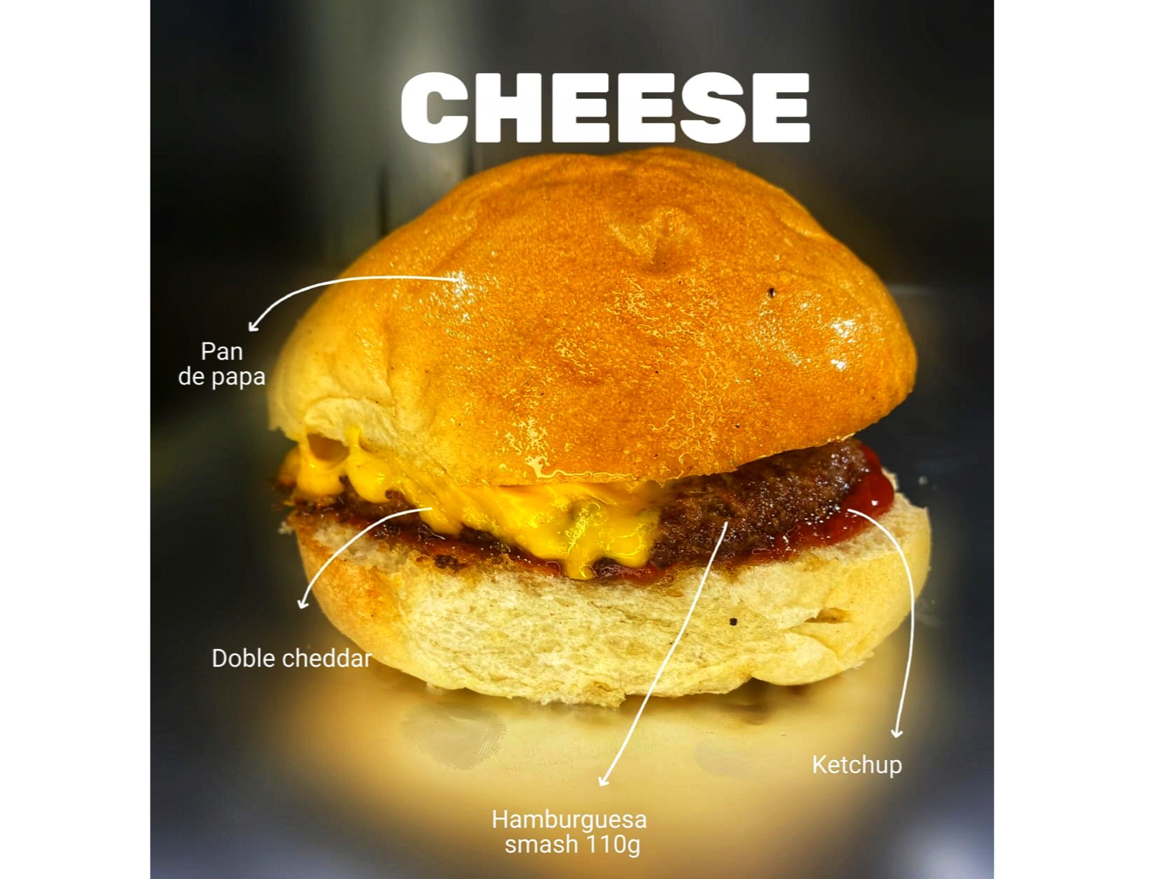 Cheese Burger Doble de Lontano's