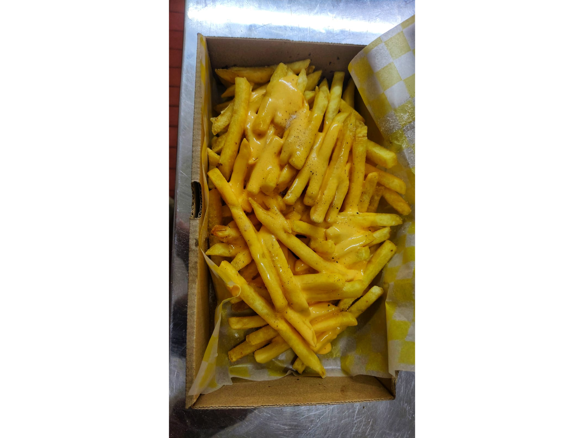 Papas Fritas Grandes y Cheddar