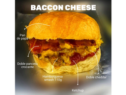 Bacon Cheese burger Triple