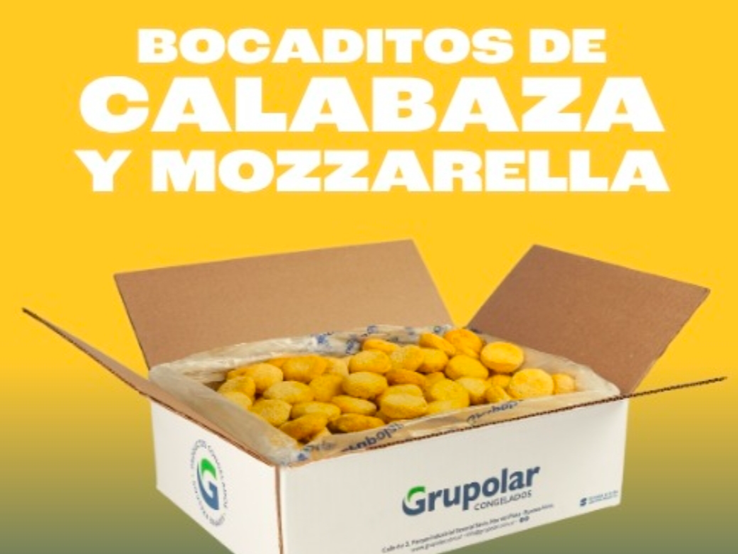 Bocadito de calabaza y muzzarela x 6Kg