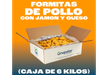 Formitas de pollo Jamón y Queso 6Kg