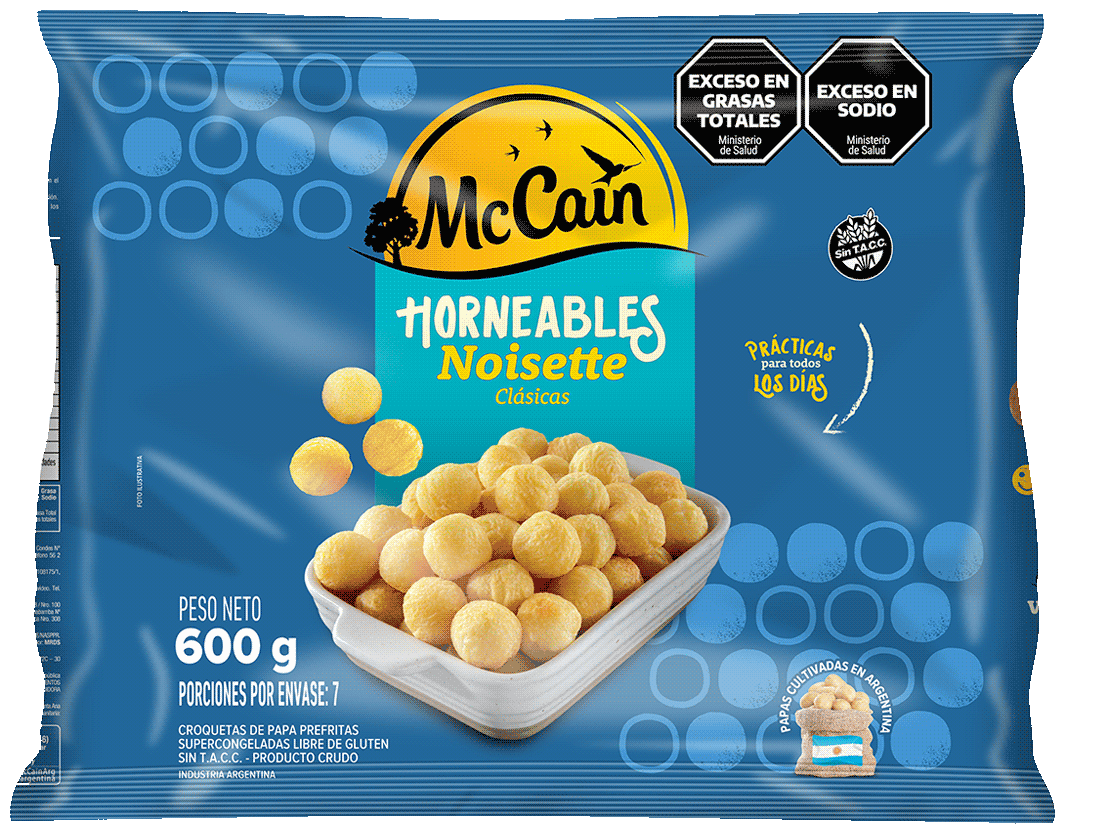 Papas noissete x600Gr
